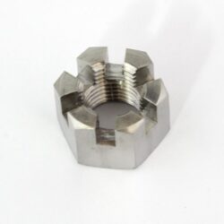 M12 x 1.25mm castellated titanium nut